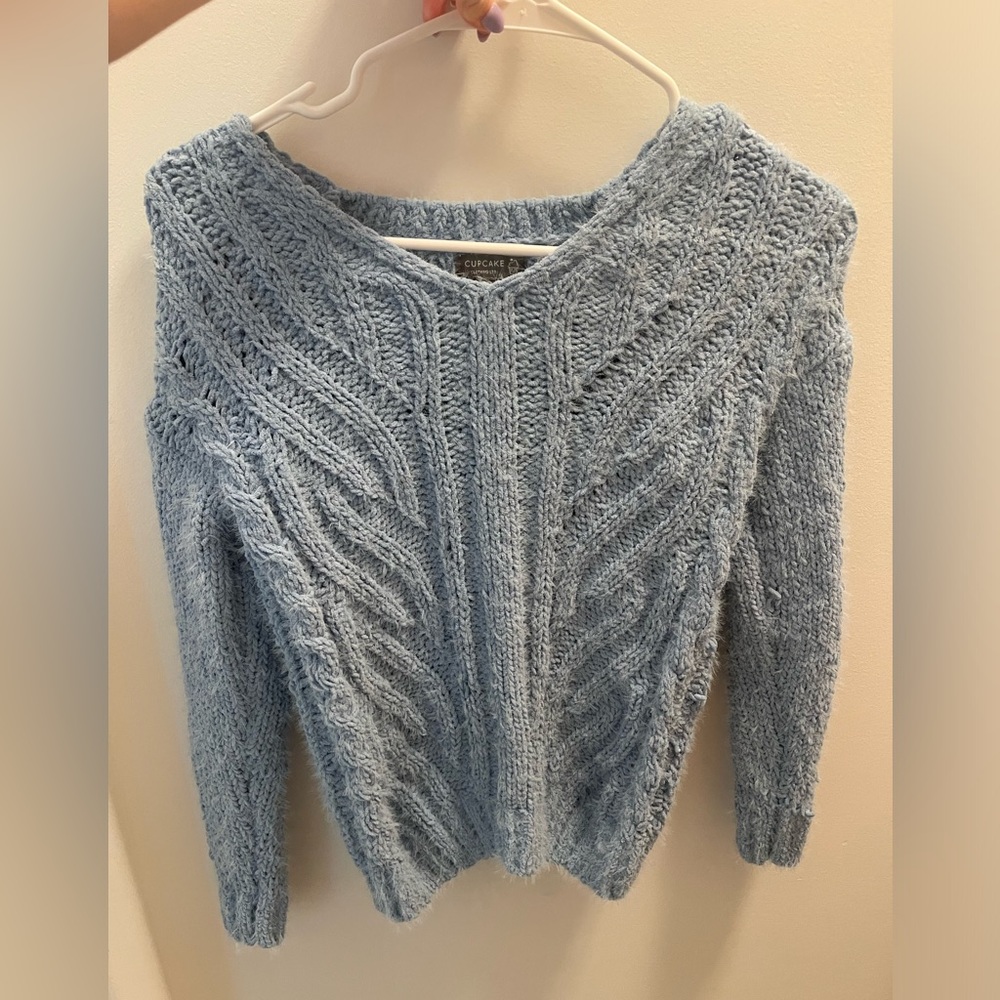 Girls blue sweater